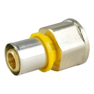 Conexão Fixa Femea 16MM X 1/2 P/ Gás - Astra