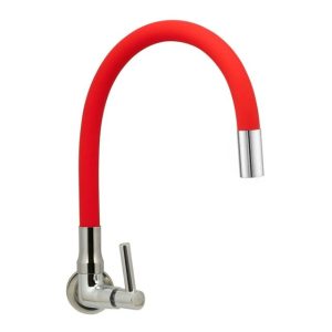Torneira Cozinha Giratório Parede Flex 1 1/4 Vermelha– Pevilon