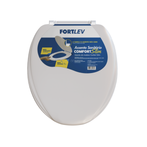 Assento Branco Almof. Conf. Slim - Fortlev