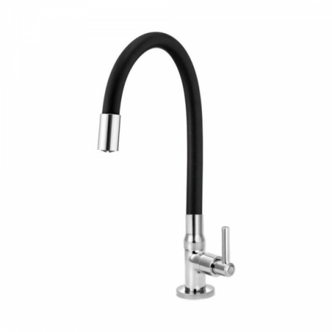 Torneira Cozinha Giratório Bancada Flex 1 1/4 Black - Pevilon