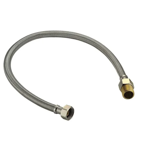 Engate Flexível 30CM Trançado - Wog